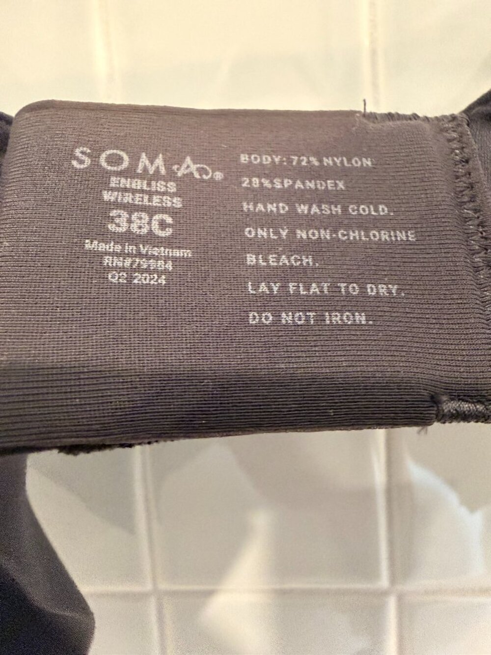Soma Embliss Wireless Bra 38C NWT - Picture 5 of 5